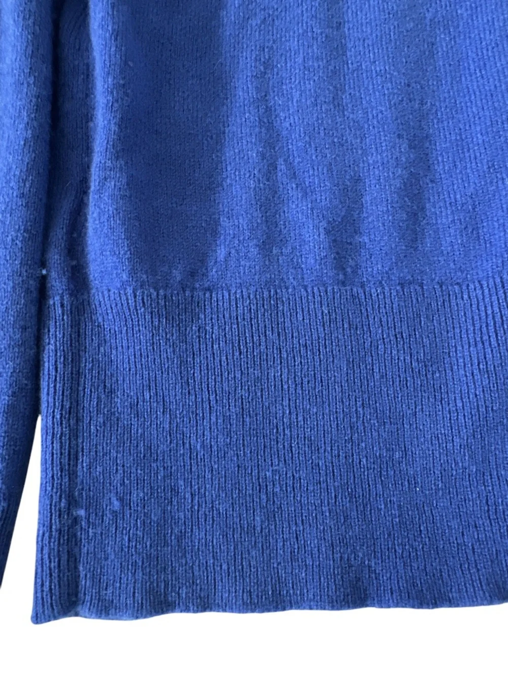 J.Crew Cashmere Classic Fit Crewneck Sweater Blue